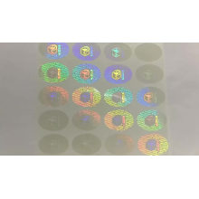 Custom transparent 3D hologram sticker anti-counterfeiting rainbow label printing